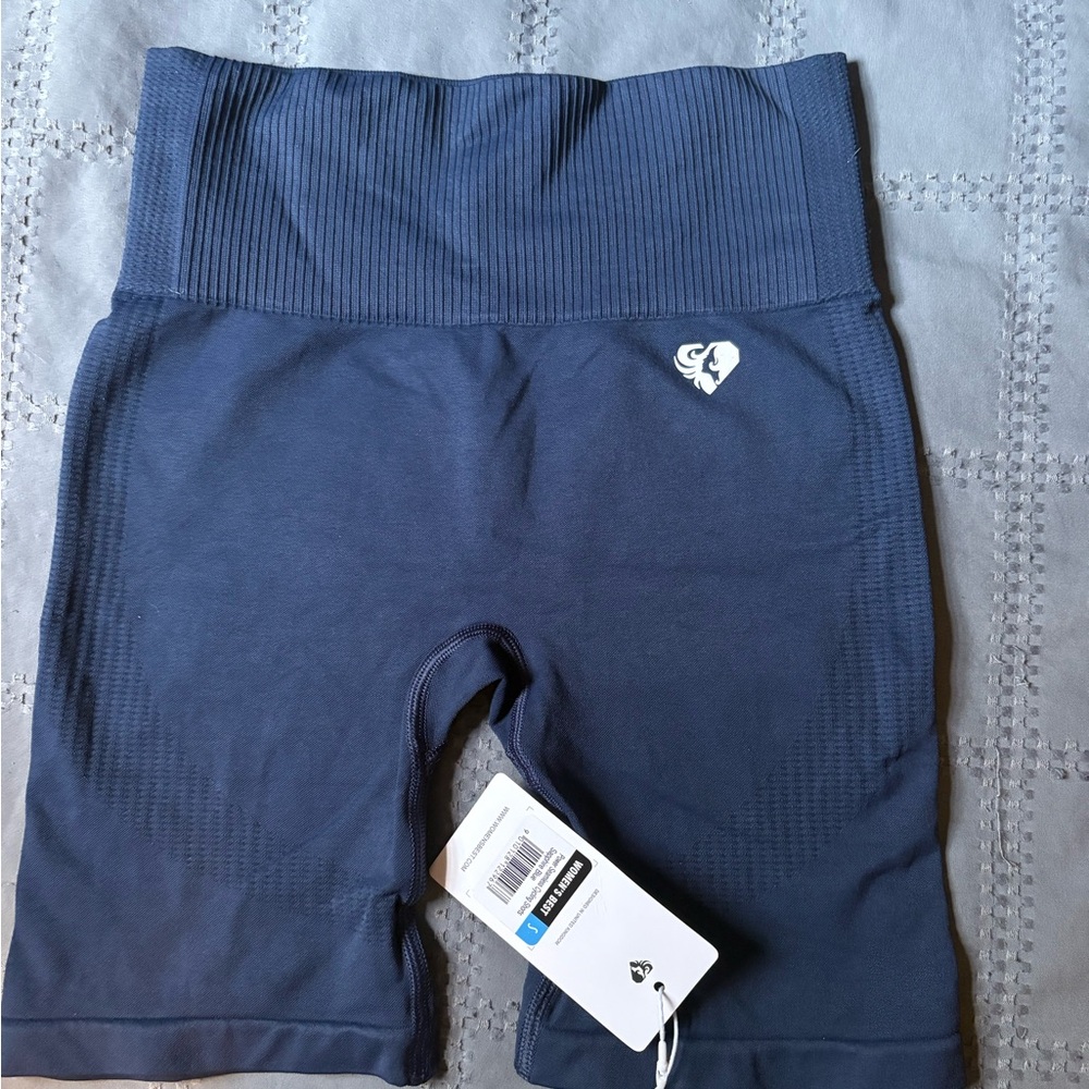 Women's Navy Blue Bike Shorts